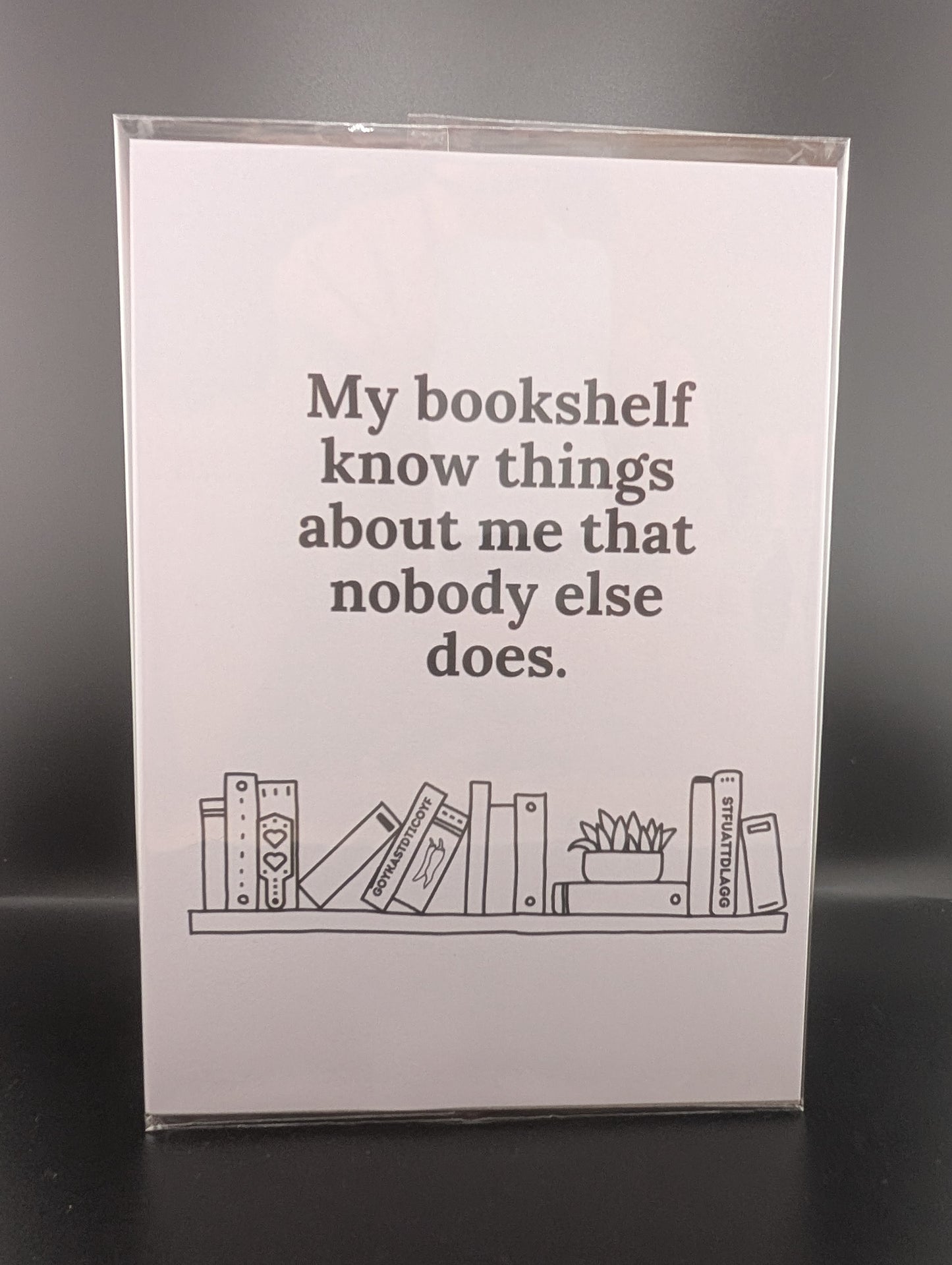 My Bookshelf Knows Things About Me That Nobody Does