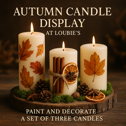 Autumn Candle Arrangement Workshop