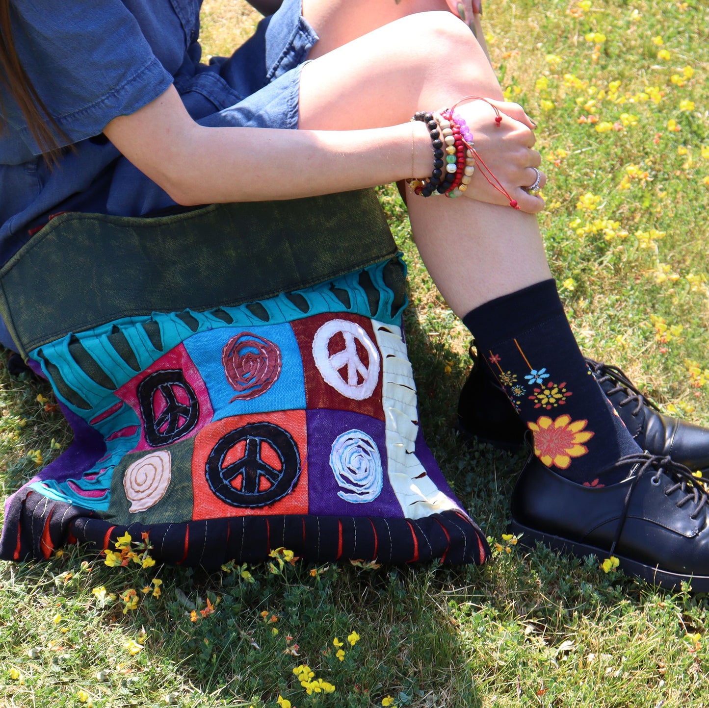 Classic Peace Skirt Bags (assorted designs)