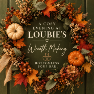 Cozy Autumn Evening with Wreath Making - October 9th @ 6pm